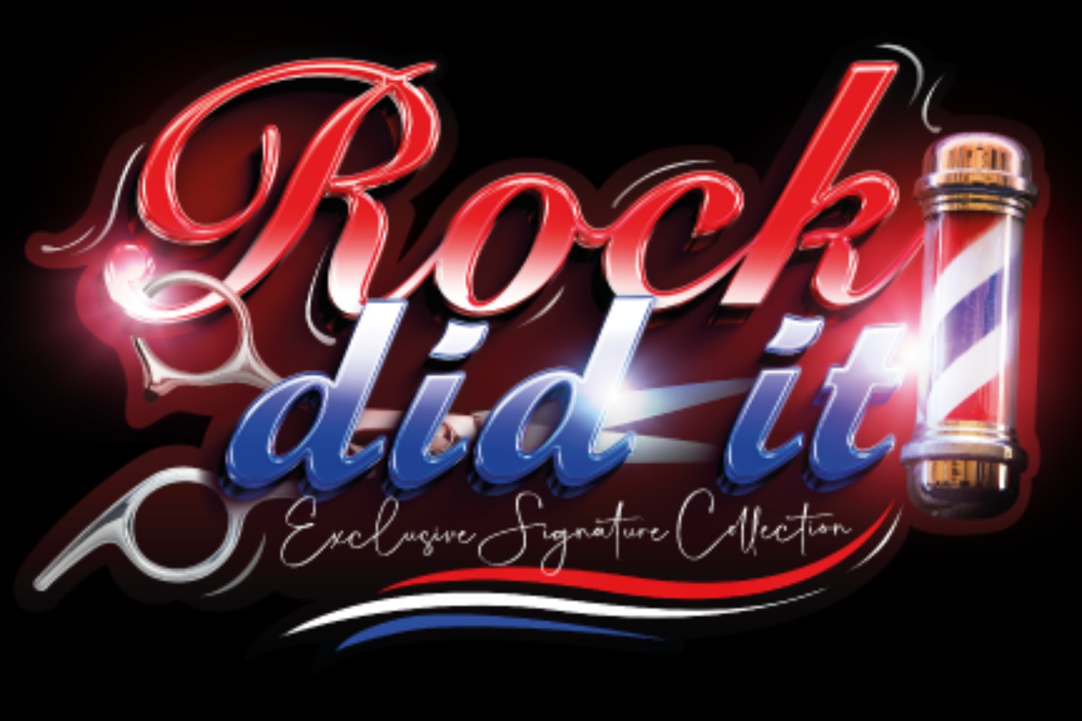 ROCK DID IT Elite Barber Academy logo
